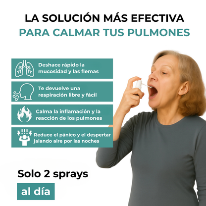 Spray de Limpieza Pulmonar SaffraLabs™