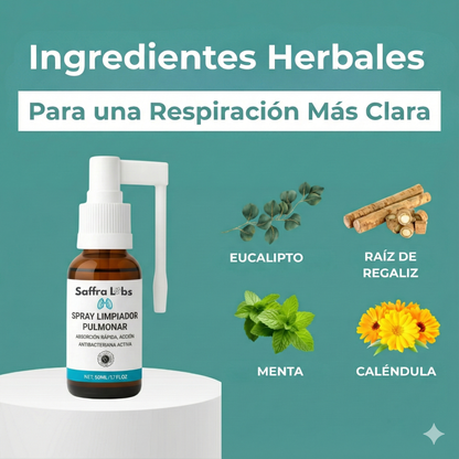 Spray de Limpieza Pulmonar SaffraLabs™