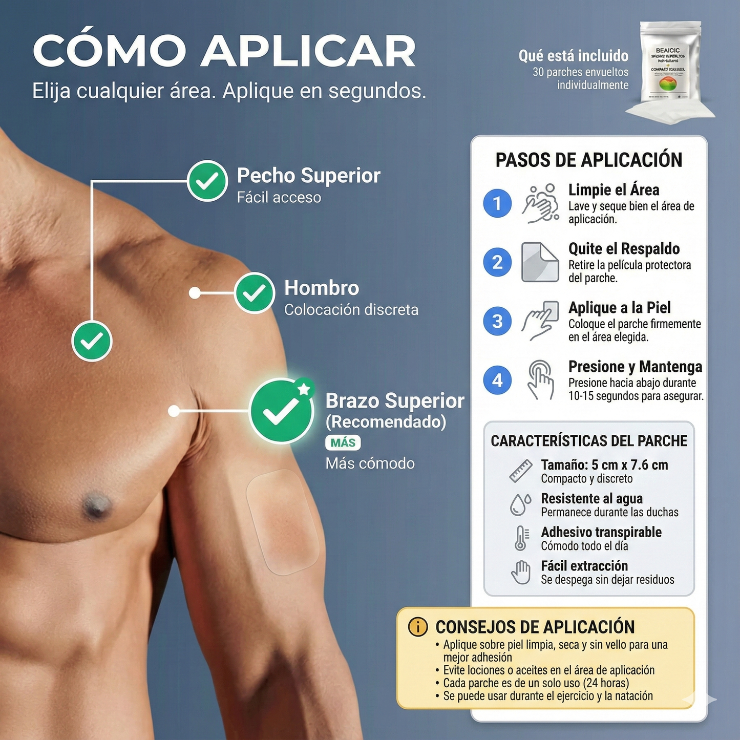 Reridic Parche de Máxima Penetración