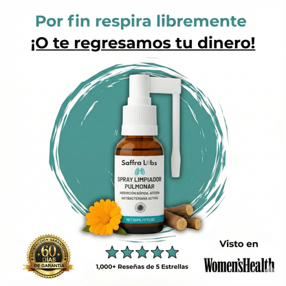 Spray de Limpieza Pulmonar SaffraLabs™
