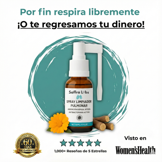 Spray de Limpieza Pulmonar SaffraLabs™